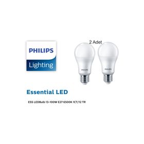 Philips 13-100W E27 2700 K Essential Led Ampul