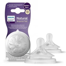 Philips 4 Numara 3+ Ay Avent Natural Response 2'li Biberon Emziği
