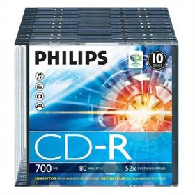 Philips 52X 700Mb 10'lu Cakebox Cd-R