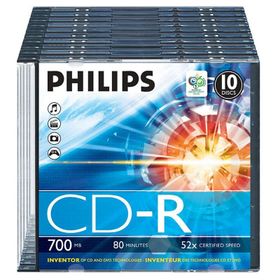 Philips 52X 700Mb 10'lu Cakebox Cd-R