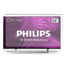 Philips 58PUK6809 Uyumlu Tv Ekran Koruyucu
