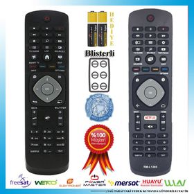 Philips 65PUS7502/12 Uyumlu Klavyesiz Yedek Televizyon Kumandası