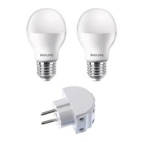 Philips 715280 Essential 2'li 8W E27 Led Ampul Priz Çoğaltıcı Seti