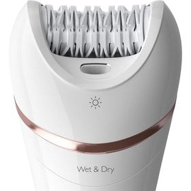 Philips 8000 BRE730/05 Serisi Beyaz Islak Kuru Epilatör