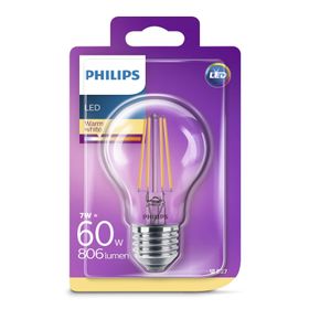 Philips A60 E27 60W Non-dım 2700K Led Classic Ampul