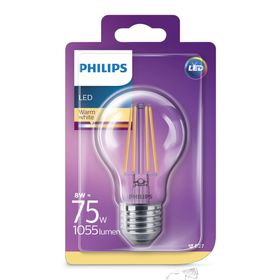 Philips A60 E27 75W Non-Dim 2700K LED Classic Ampul