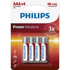 Philips AAA Alkalin İnce Kalem Pil 4'Lü