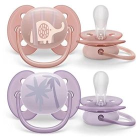 Philips Avent 0-6 Ay 2'li Kız Ultra Soft Silikon Emzik