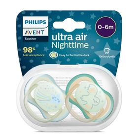 Philips Avent 0-6 Ay Erkek Karanlıkta Parlar Ultra Air Night Emzik
