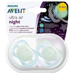 Philips Avent 0-6 Ay Erkek Karanlıkta Parlar Ultra Air Night Emzik