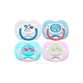 Philips Avent 0% BPA 0-6 ay Desenli 2'li Yalanci Emzik
