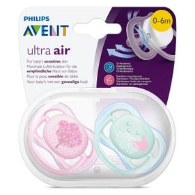 Philips Avent 2 li 0-6 Ay Ultra Air Renkli Emzik