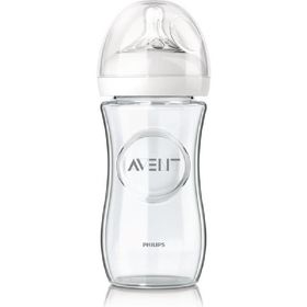 Philips Avent 240 ml 0+ Ay Natural Güvenli Cam Biberon
