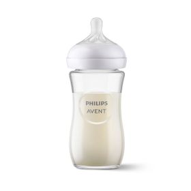 Philips Avent 240 ml 3-6 Ay Doğal Tepkili Cam Biberon