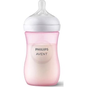 Philips Avent 260 ml Pembe 3-6 Ay Doğal Tepkili PP Biberon