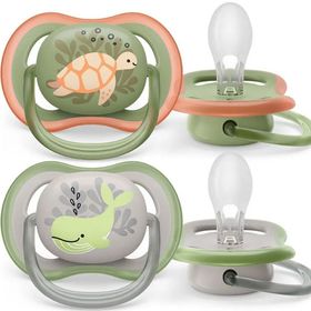 Philips Avent 6-18 Ay 2'li Erkek Bebek Renkli Ultra Air Emzik