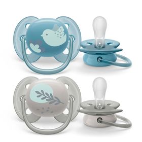 Philips Avent 6-18 Ay 2'li Erkek Ultra Soft Silikon Emzik