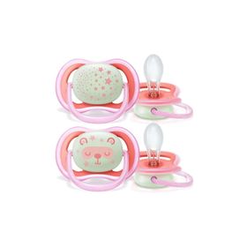 Philips Avent 6 18 Ay Pembe Ultra Air Karanlıkta Parlayan Emzik