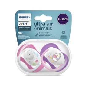 Philips Avent 6-18 Ay Ultra Air Kız Renkli Emzik