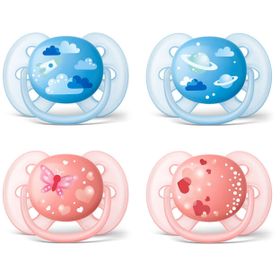 Philips Avent 6-18 Ay Ultra Soft Desenli Erkek Emzik
