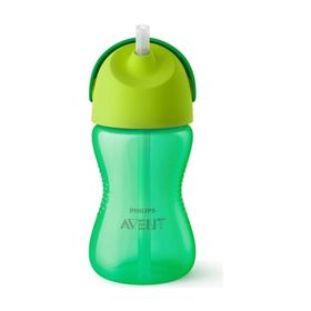 Philips Avent Desenli 300 ml Erkek Yeşil Pipetli Bardak
