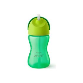 Philips Avent Desenli 300 ml Erkek Yeşil Pipetli Bardak