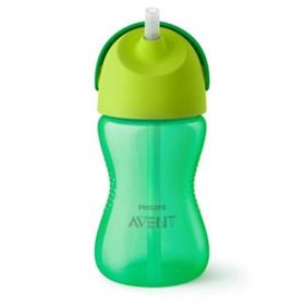 Philips Avent Desenli 300 ml Erkek Yeşil Pipetli Bardak