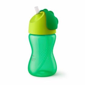 Philips Avent Desenli 300 ml Erkek Yeşil Pipetli Bardak