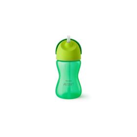 Philips Avent Desenli 300 ml Erkek Yeşil Pipetli Bardak
