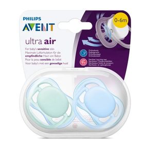 Philips Avent Erkek Ultra Air Renkli Emzik 0-6 Ay