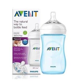 Philips Avent Mavi 260 ml Natural PP Tekli Biberon