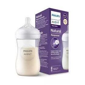 Philips Avent Natural Response 1+ Ay 260 ml Doğal Tepkili Antikolik PP Biberon