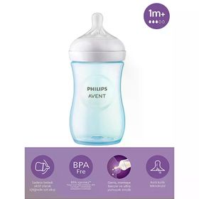 Philips Avent Natural Response 260 ml Mavi 1 Ay+ PP Biberon