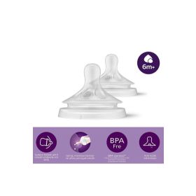 Philips Avent No 6 6+ Ay Natural Response 2 Adet Biberon Emziği