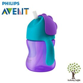 Philips Avent SCF 796/02 200 ml Kız Desenli Pipetli Bardak