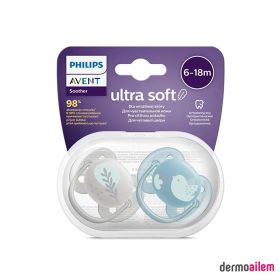 Philips Avent SCF091/15 Ultra Soft 6-18 Ay 2'li Erkek Emzik