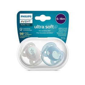 Philips Avent SCF091/15 Ultra Soft 6-18 Ay 2'li Erkek Emzik