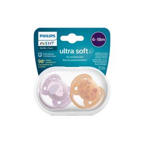 Philips Avent SCF091/18 Ultra Soft 6-18 Ay 2'li Kız Emzik