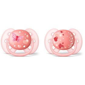 Philips Avent SCF223/22 6-18 Ay 2'liUltra Soft Modern Desenli Yalancı Kız Emzik