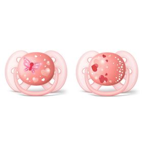 Philips Avent SCF223/22 6-18 Ay 2'liUltra Soft Modern Desenli Yalancı Kız Emzik