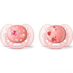 Philips Avent SCF223/22 6-18 Ay 2'liUltra Soft Modern Desenli Yalancı Kız Emzik
