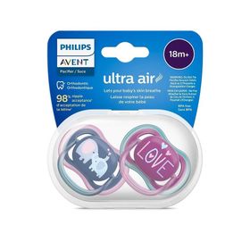 Philips Avent SCF349/22 Ultra Air 18+ Ay 2'li Kız Emzik