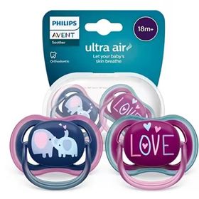 Philips Avent SCF349/22 Ultra Air 18+ Ay 2'li Kız Emzik
