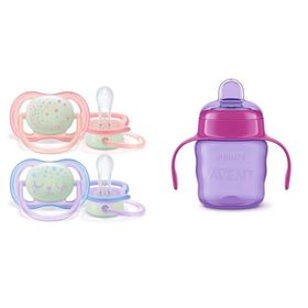 Philips Avent SCF376/12 0-6 Ay+ Kız Ultra Air Nighttime Emzik