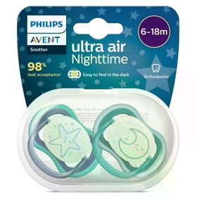 Philips Avent SCF376/13 Ultra Air 6-18 Ay 2'li Erkek Gece Emzik