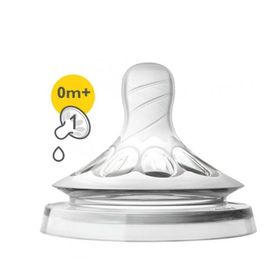 Philips Avent SCF631-27 Classic 2'li 0+ Ay 1 Delikli Silikon Biberon Emziği