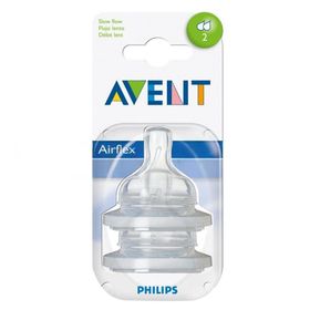 Philips Avent SCF632-27 Classic 2'li 1+ Ay 2 Delikli Silikon Biberon Emziği