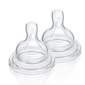 Philips Avent SCF632-27 Classic 2'li 1+ Ay 2 Delikli Silikon Biberon Emziği