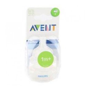 Philips Avent SCF632-27 Classic 2'li 1+ Ay 2 Delikli Silikon Biberon Emziği