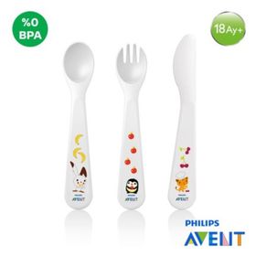 Philips Avent SCF714/00 18+ Ay Çatal Kaşık ve Bıçak Seti